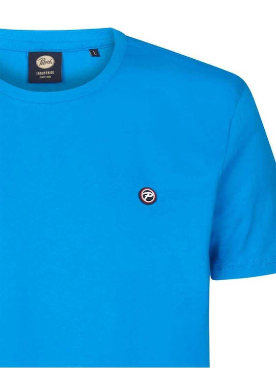 Kurzarmbluse Dark Aqua