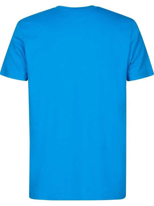 Kurzarmbluse Dark Aqua