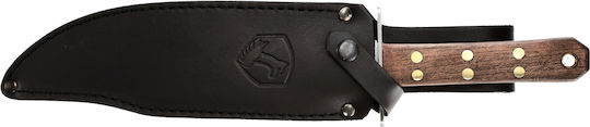 Condor Tool & Knives Undertaker Bowie Machete Brown in Leather Sheath