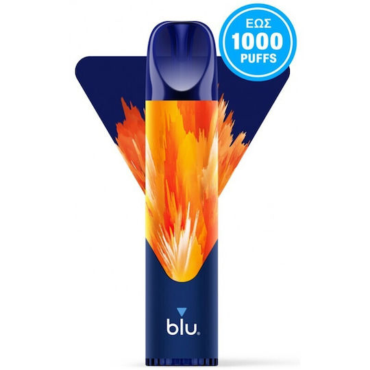 MyBlu Ηλεκτρονικό Τσιγάρο μιας Χρήσης 1000 Εισπνοών Peach Ice 2ml 20mg Μπλε