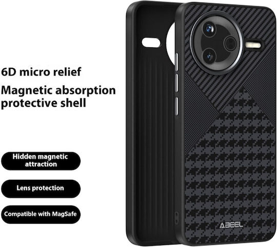 Abeel Back Cover Πλαστικό Μαύρο (Poco F7 Pro)