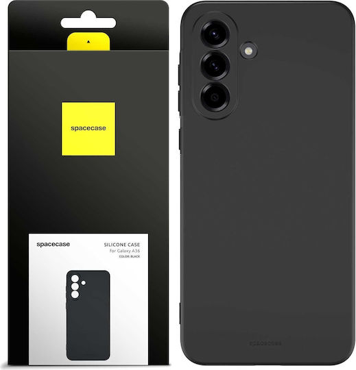 Spacecase Silicone Back Cover Silicone Black (Galaxy A36)