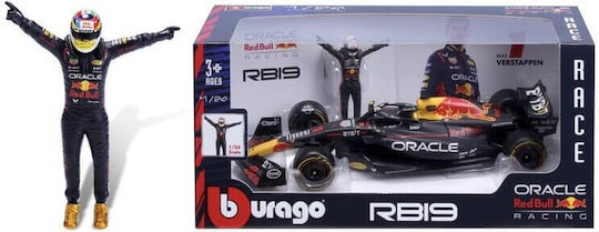Bburago Formula 1 Oracle Red Bull Αυτοκινητάκι Verstappen 1:24 Formula 1 για 14+ Ετών