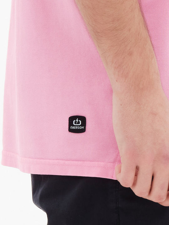 Polo Kurzarmbluse Rosa
