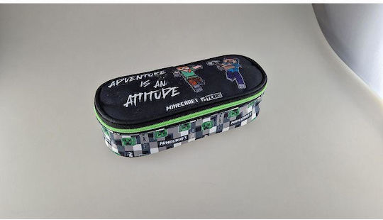 Graffiti Minecraft Pencil Case Black