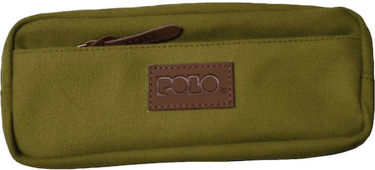 Polo Canvas Federmäppchen Grün