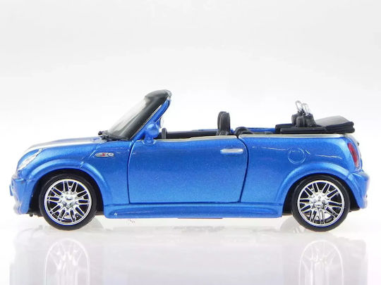Bburago Mini Cooper S Convertible Blue 1:32 for Ages 3 and Up