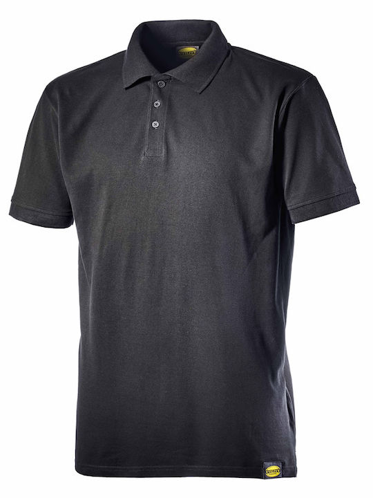 177955 Polo Short Sleeve Blouse Black