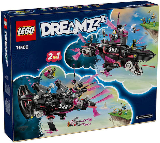 LEGO DREAMZzz Nightmare Shark Подводница За 9+ Години 1413 Бройки