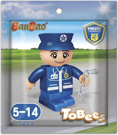 Banbao Blocuri Policeman pentru 4+ Ani 1buc