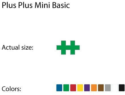 Plus Plus Τουβλάκια Mini Basic για 3+ Ετών 1200τμχ