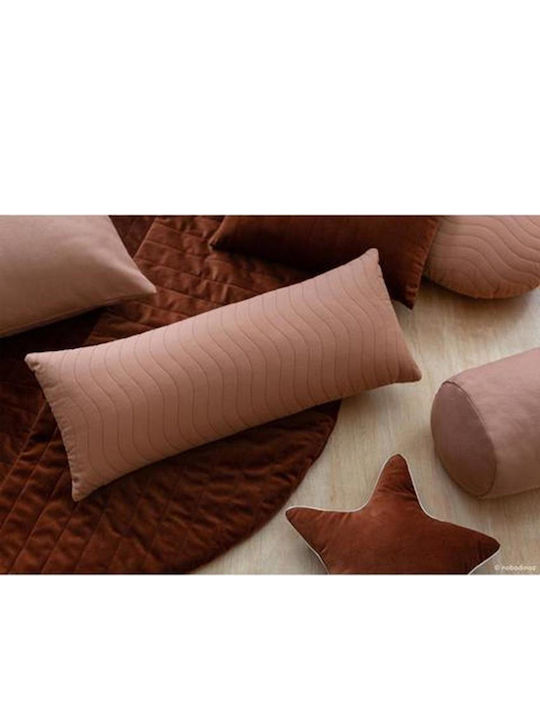 Nobodinoz Παιδικό Διακοσμητικό Μαξιλάρι Monte Carlo Sienna Brown 69x29εκ.