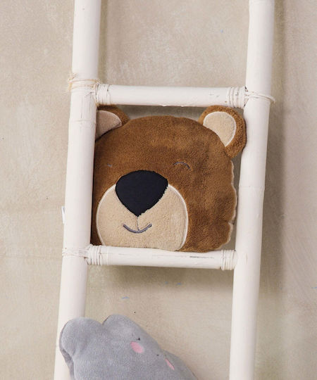 Kentia Παιδικό Διακοσμητικό Μαξιλάρι Oso Brownbeige Καφέ 40x40εκ.