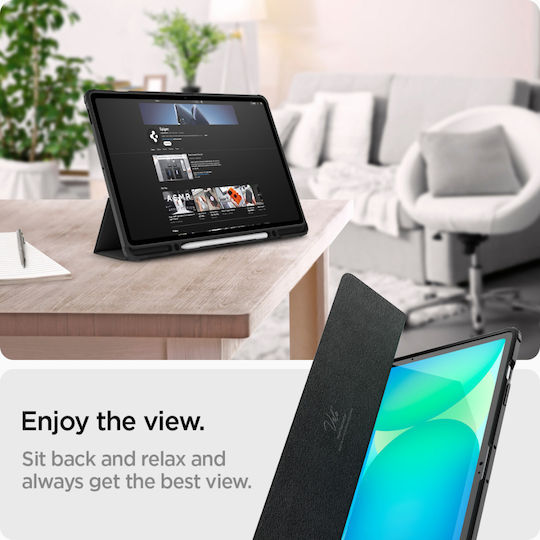 Spigen Ultra Hybrid Pro Флип капак Черен (Samsung Galaxy Tab S10 FE+) ACS09446