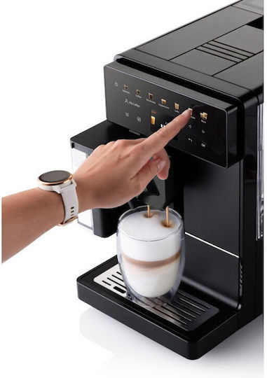ETA Automatic Espresso Machine 1400W Pressure 19bar for Cappuccino with Grinder Brown ETA918090000
