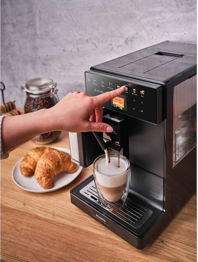ETA Automatic Espresso Machine 1400W Pressure 19bar for Cappuccino with Grinder Brown ETA918090000