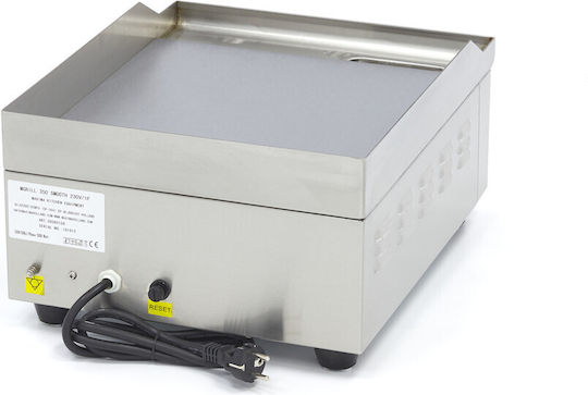 Maxima Maxima Kommerzielle Flachgrill Stahl 2kW mit Glatte Grillplatte