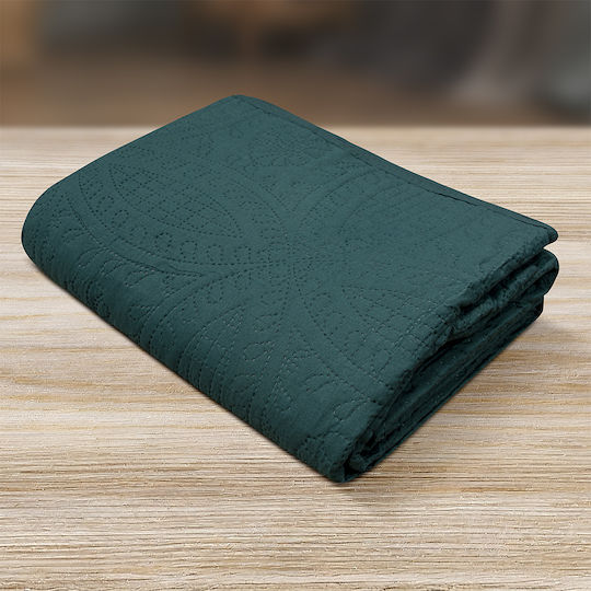 Lino Home Ligero Cuvertură Extra-dublu Microfibra Verde 220x240cm