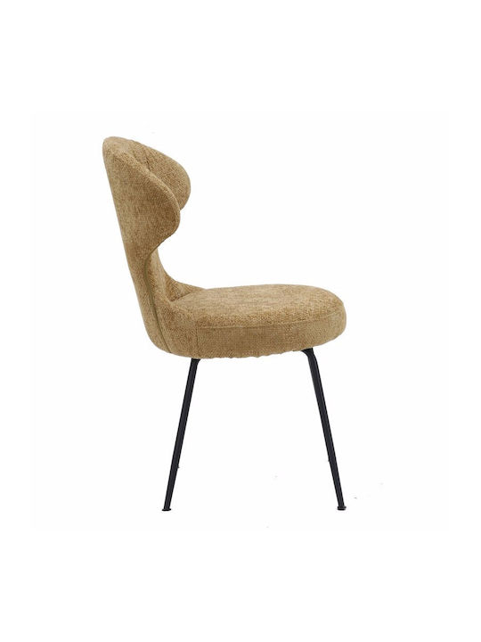 Fungo Dining Room Fabric Chair Lemon 56x57x91cm 2pcs