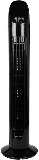 Blow Tower Fan 90W With Remote Control Black