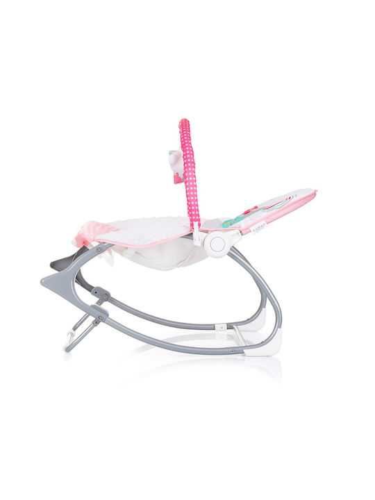 Elektrisch Baby Relax Eule mit Musik und Vibration Rosa für Kind bis 9kg