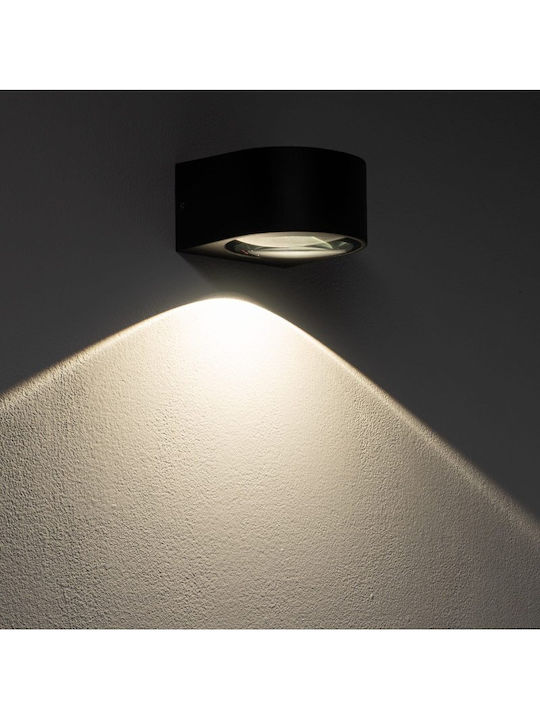 Nowodvorski Επιτοίχια Εξωτερική Πλαφονιέρα LED IP54 5W με Θερμό Λευκό Φως 6x10x9.5εκ.