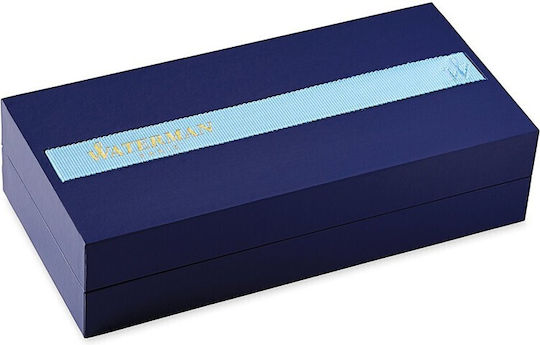 Waterman Exception Slim Blue Fountain Pen S0637100 3501170637104 Fine Nibs 18k