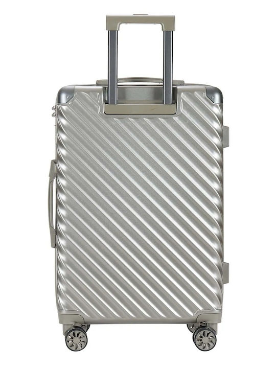 Kourk Large Hard Travel Suitcase with 4 Wheels Height 72cm