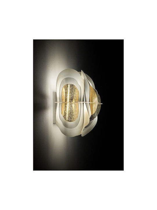 Slamp Leuchte Wand Gold 33x31x21cm Slamp Leuchte Wand Gold 33x31x21cm