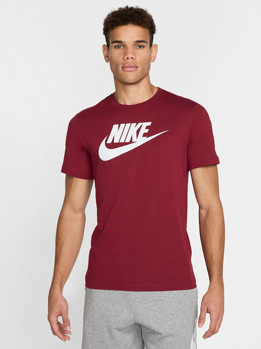 Futura Icon Athletic T-shirt Burgundy