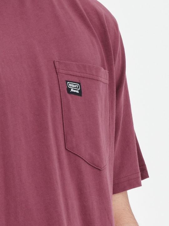 T-shirt Μπορντό