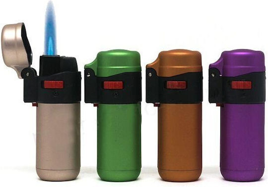 Leonflame Jetflame Αντιανεμικός Αναπτήρας Φλόγας Τύπου Jet Πολύχρωμος