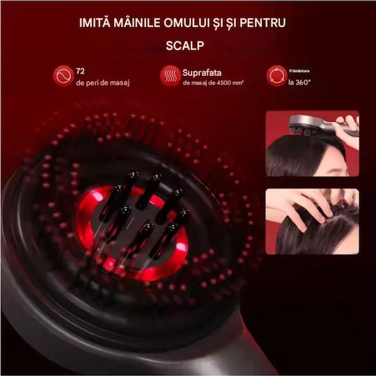 XYT 0801 Bürste Massage für den Kopf mit Infrarot Gray