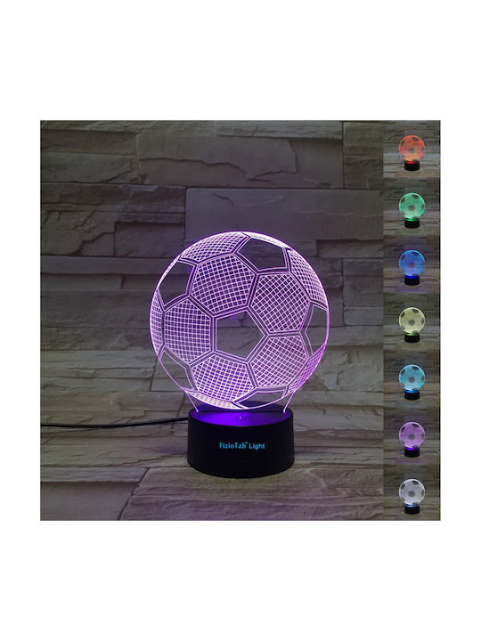 Διακοσμητικό Φωτιστικό 3D LED Night Light LED 3D Illusion 18x3εκ.