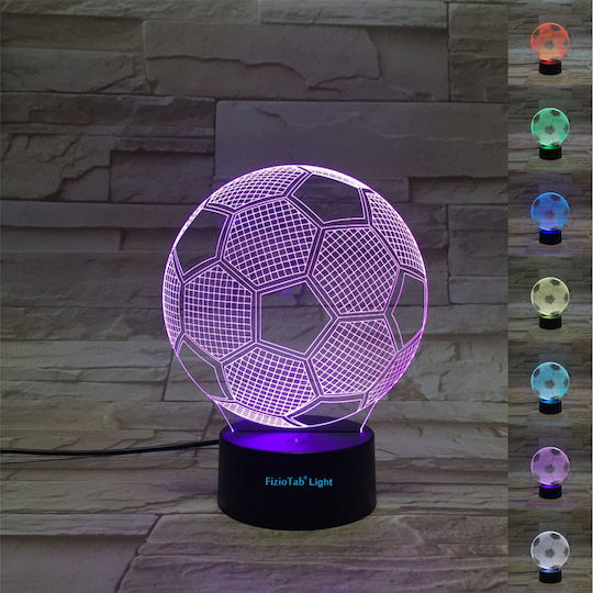 3D LED Night Light Decorative Lamp 3D Illusion Multicolour