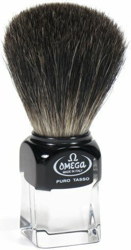 Omega Omega Rasierzubehör Schwarzes Set mit Dachsenborsten