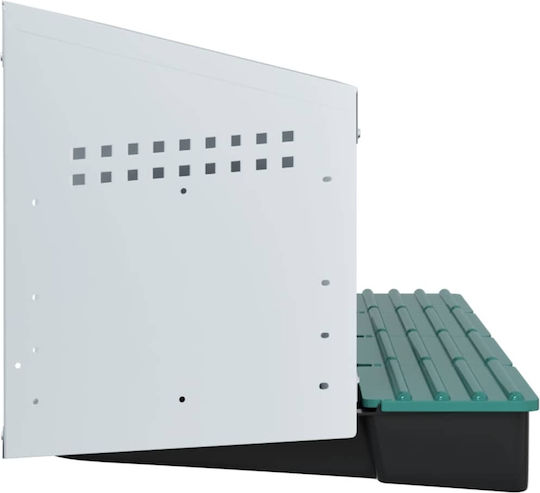 vidaXL Гнездо за птици Кутия Пластмасово Зелен