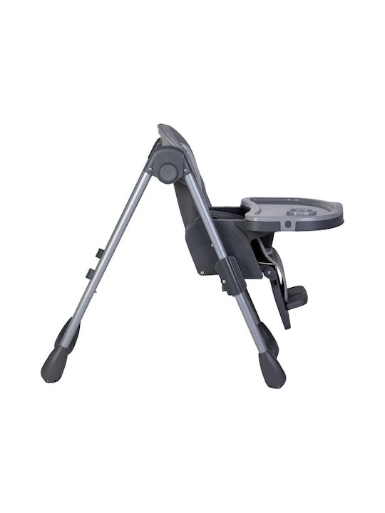 FreeOn Lan Foldable Baby Highchair 2 in 1 with Adjustable Height Gray