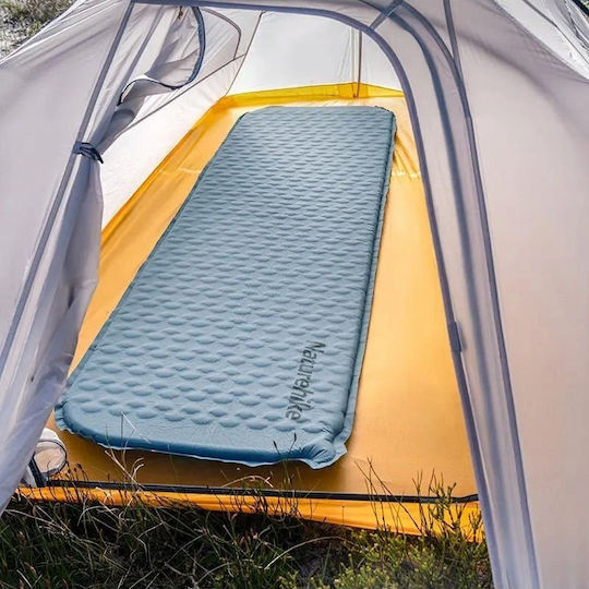 Naturehike Yugu Square Saltea De Dormit Pentru Camping Auto-Umflare Semidublu 200x75cm Albastră