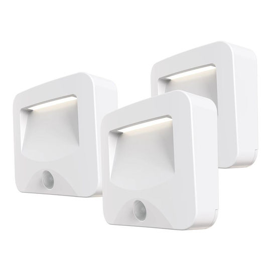 Calex LED Lumină de siguranță Spot cu Alimentare cu baterie și Senzor de mișcare 1buc