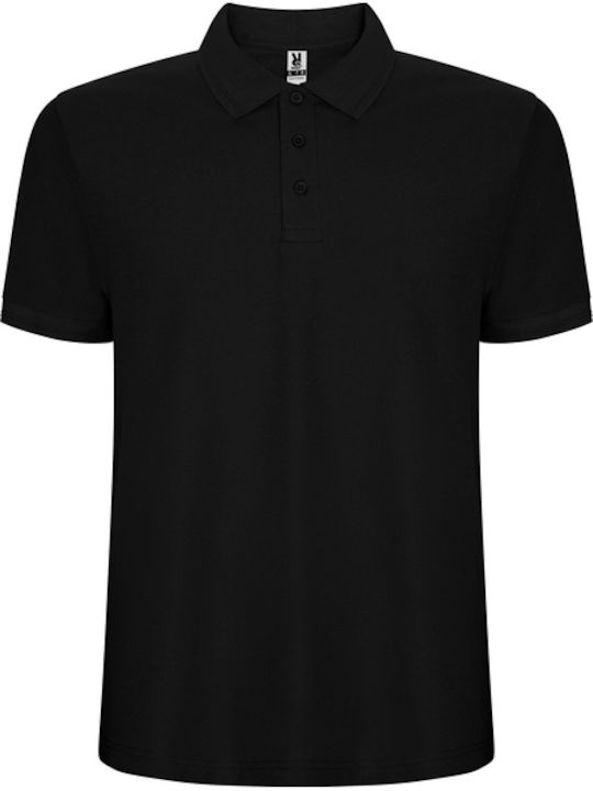 Pegaso Premium Polo Μπλούζα Κοντομάνικη Μαύρη