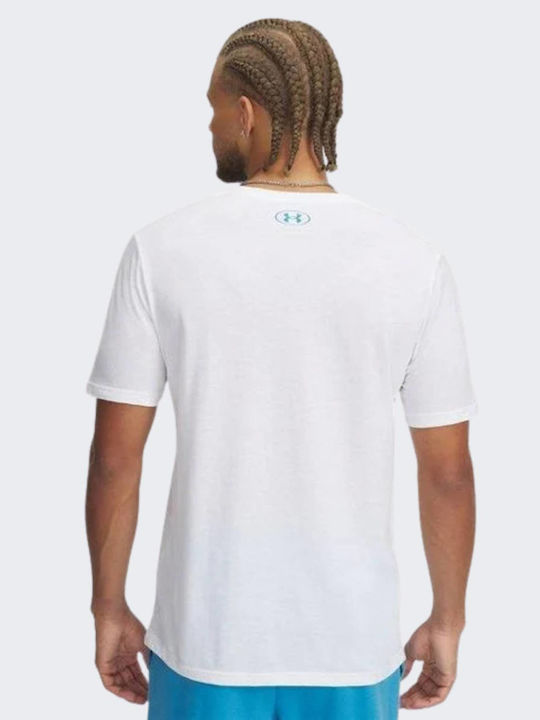 Under Armour Reflective Μπλούζα Λευκή