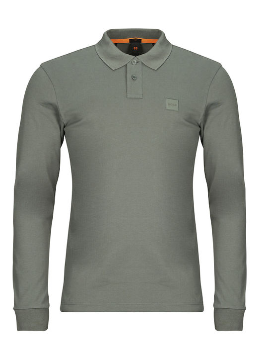 Herrenblusen Langarm Gray
