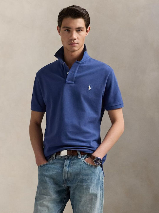 Polo Short Sleeve Blouse Earth Blue