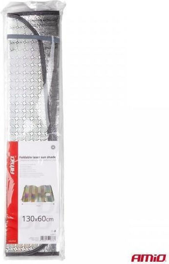 AMiO Parasolar Parbriz Auto Interior cu Ventuză 130x60cm
