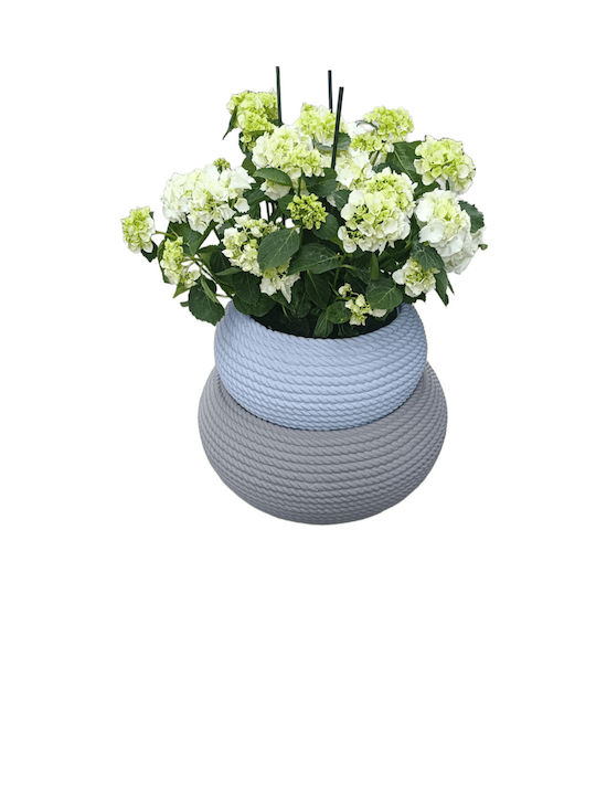 Telcom Topf Kunststoff Cool Grey 51x51x25cm.