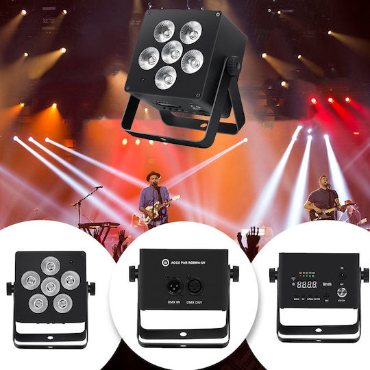 Light4me Light Mod LED ПАР RGBWA / Червен / Червено / Зелен / Амбър / UV