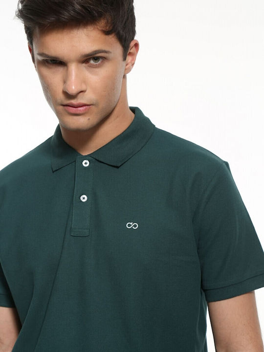 Polo Short Sleeve Blouse Forest Green