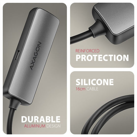 Axagon Konverter USB-C / HDMI / DisplayPort / Thunderbolt männlich zu HDMI weiblich 1Stück