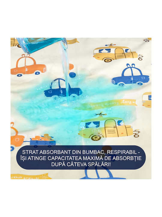 Waterproof Baby Burp Cloth Beige 80x100cm